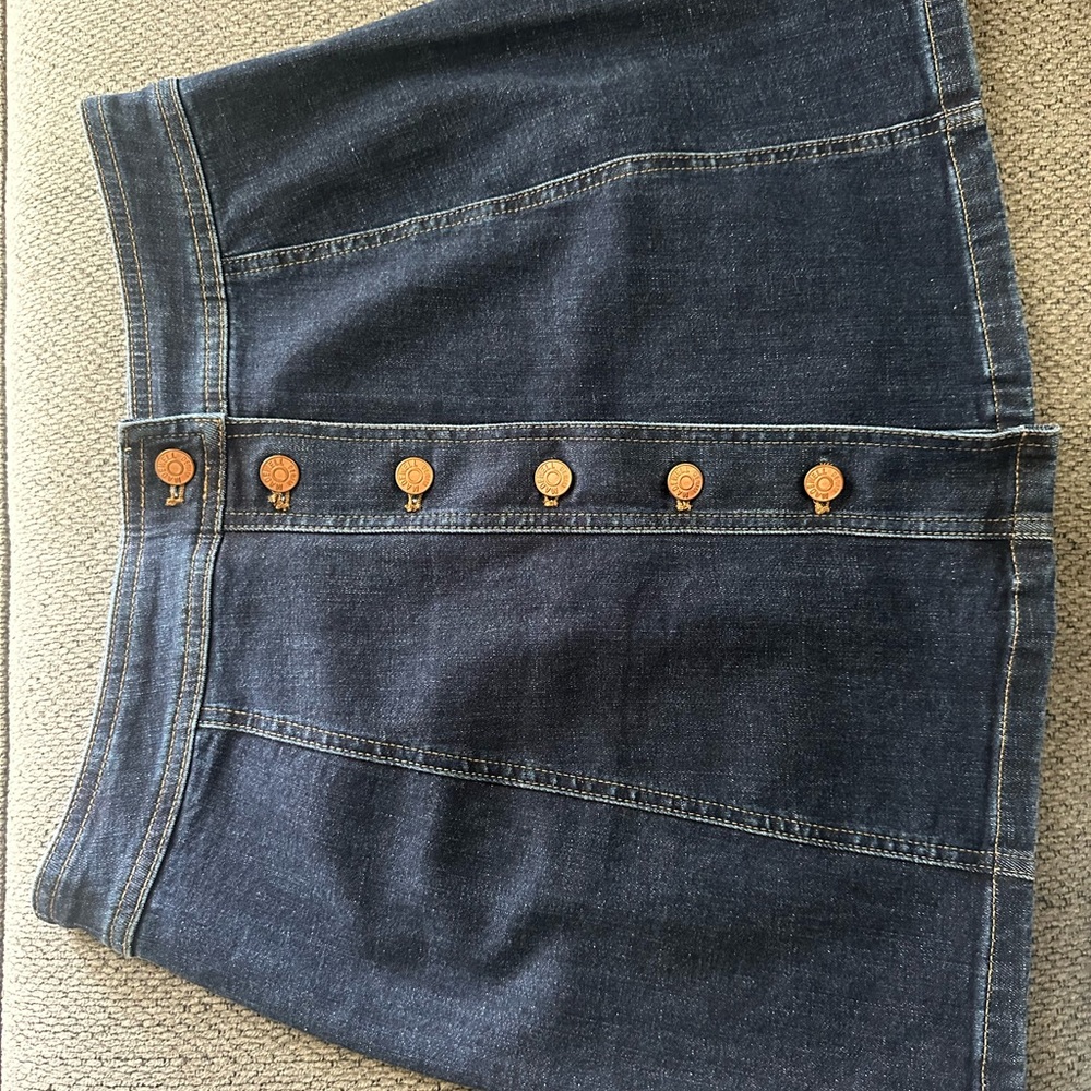 Madewell Dark Blue Denim Skirt